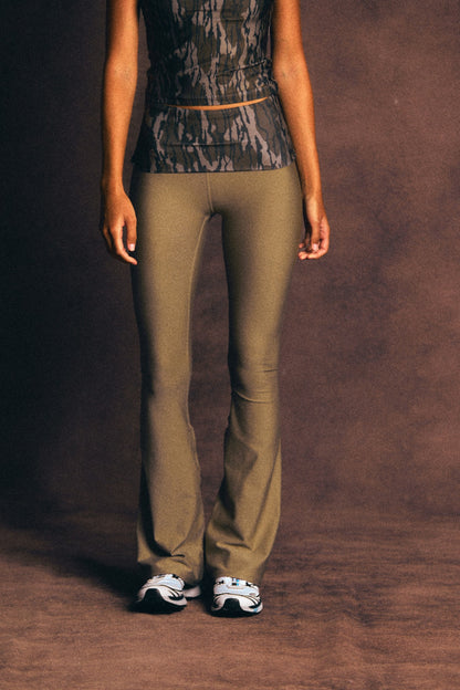 Foldover Wide Leg Pants- Mossy Oak® Bottomland®